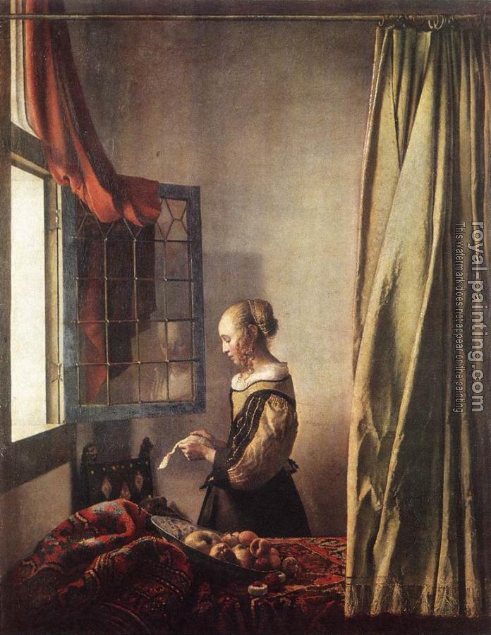 Jan Vermeer : Girl Reading a Letter at an Open Window